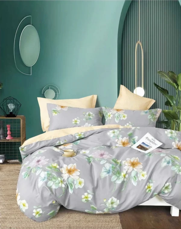 Leon 9 PCS 100% Pure Cotton Comforter Set - Super King
