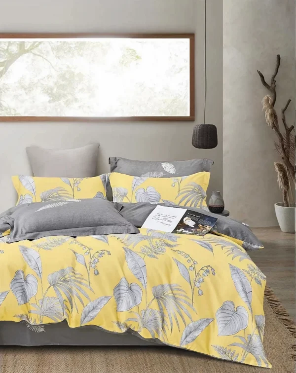 Leon 9 PCS 100% Pure Cotton Comforter Set - Super King