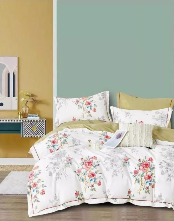 Leon 9 PCS 100% Pure Cotton Comforter Set - Super King