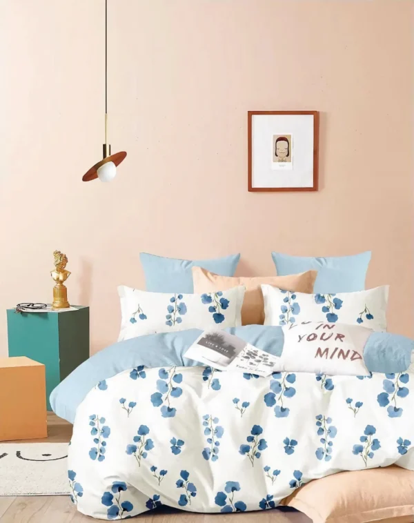 Leon 9 PCS 100% Pure Cotton Comforter Set - Super King