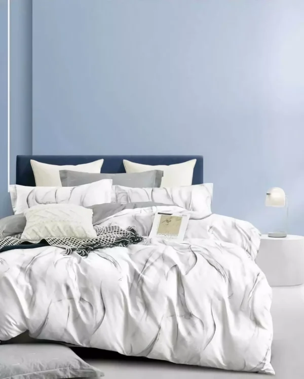 Leon 9 PCS 100% Pure Cotton Comforter Set - Super King