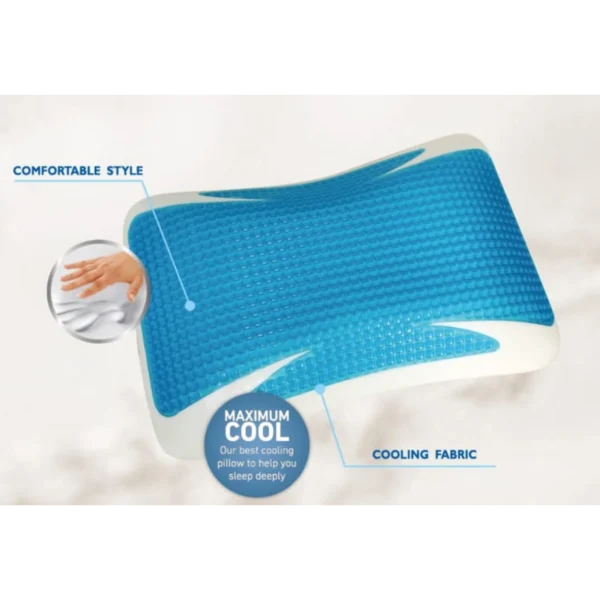 Leon All Side Memory Foam Cooling Gel Pillow