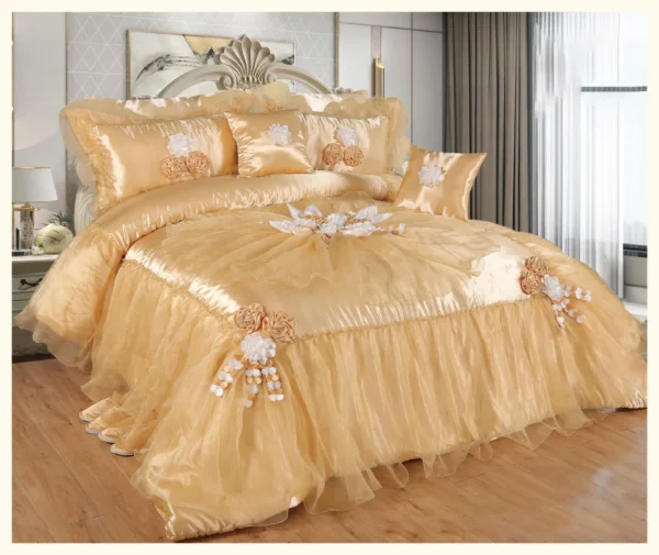Wedding 12 PCS Comforter Set - Super King