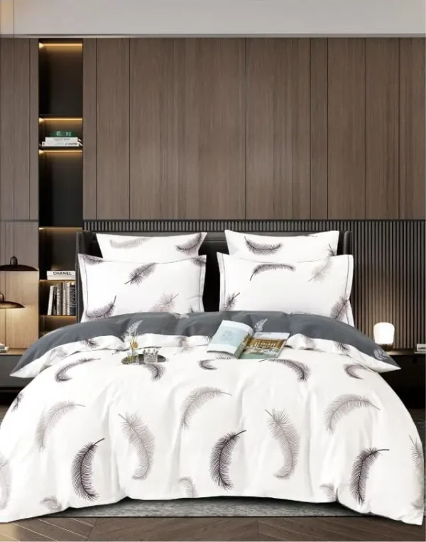Leon 9 PCS Comforter Set 100% Cotton - Super King