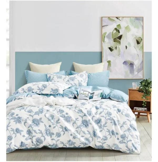 Leon 9 PCS Comforter Set 100% Cotton - Super King