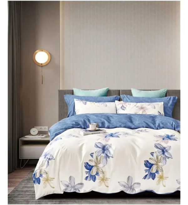 Leon 9 PCS Comforter Set 100% Cotton - Super King
