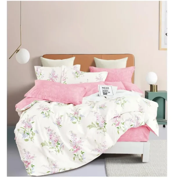 Leon 9 PCS Comforter Set 100% Cotton - Super King
