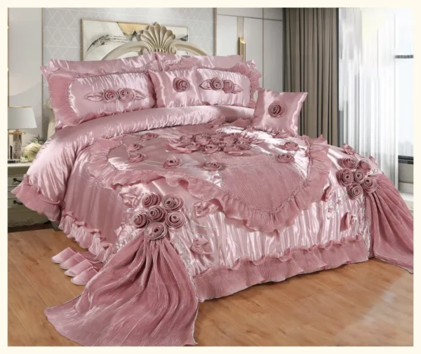 Wedding 12 PCS Comforter Set - Super King