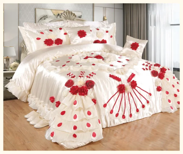 Wedding 12 PCS Comforter Set - Super King
