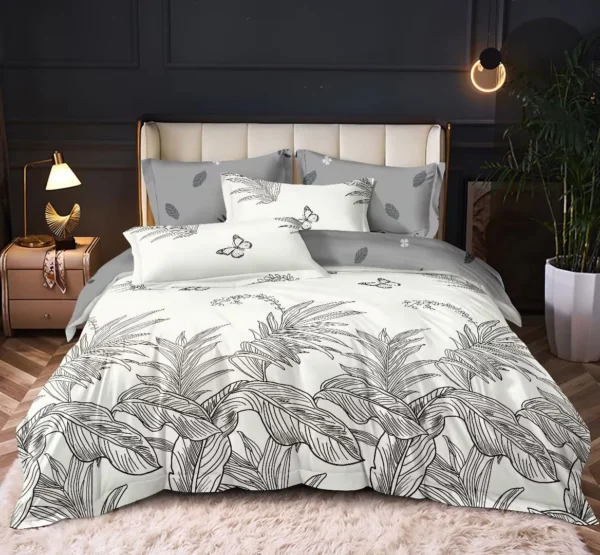Leon 8 PCS Soft Comforter Set - Super King
