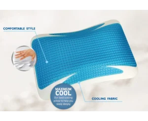 129 4 Side Memory Foam Gel Pillow